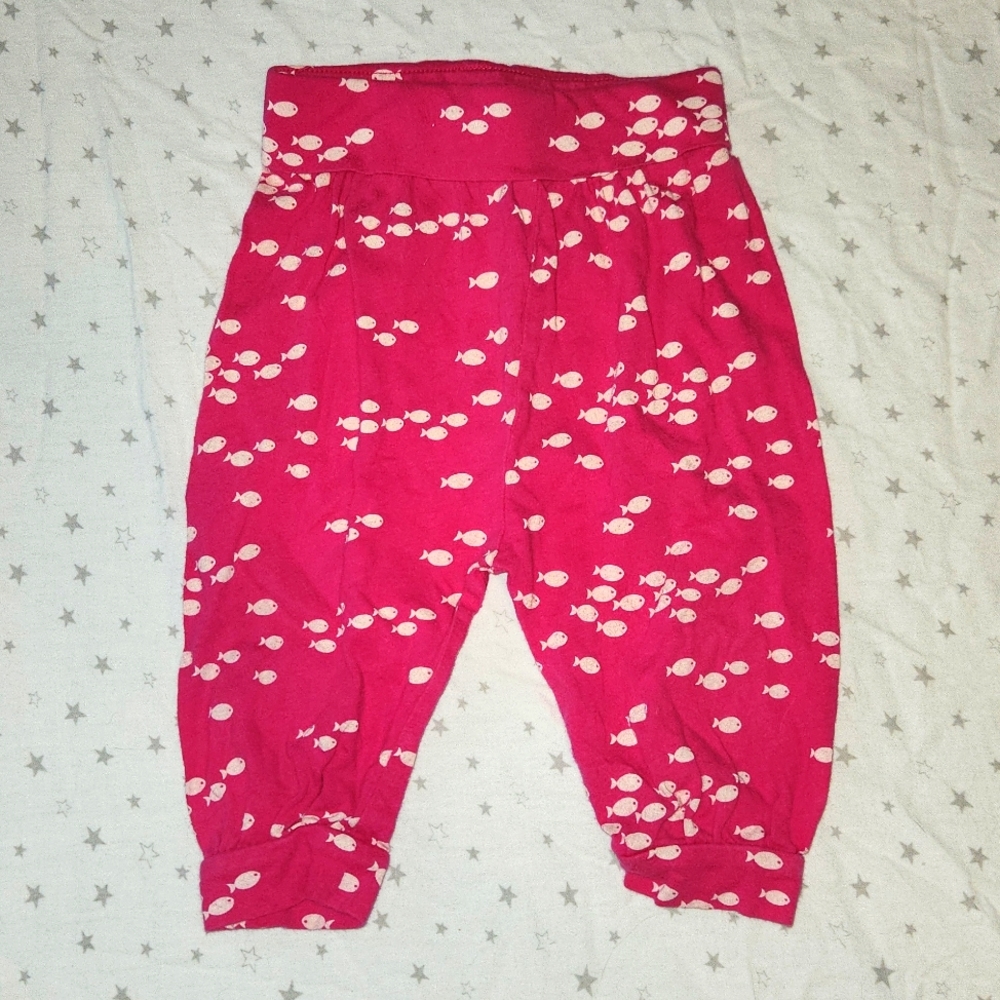 Baby gap cute comfy fish pants.